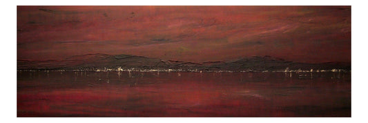 Belfast Lough Dusk Panoramic | World Paintings Art Prints