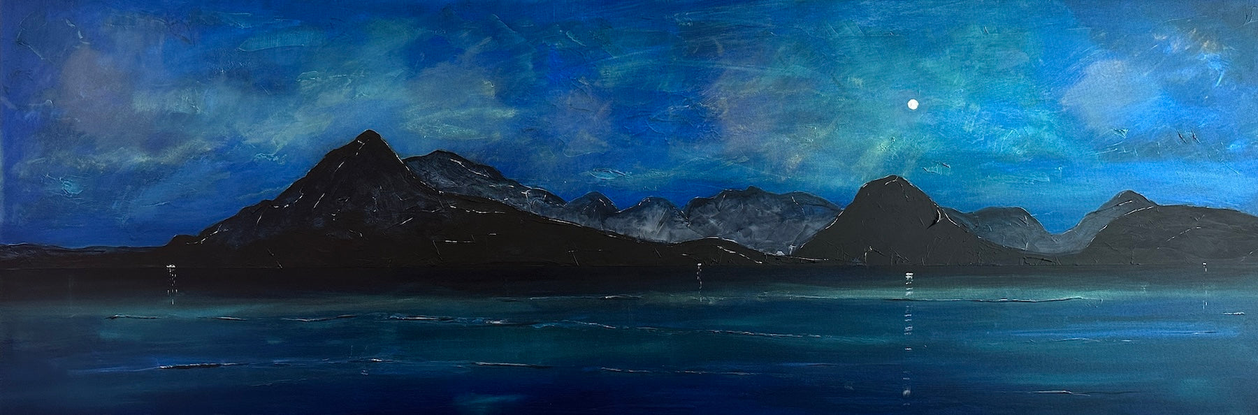 Commission request original landscape paintings from Scotland by Scottish Artist Hunter