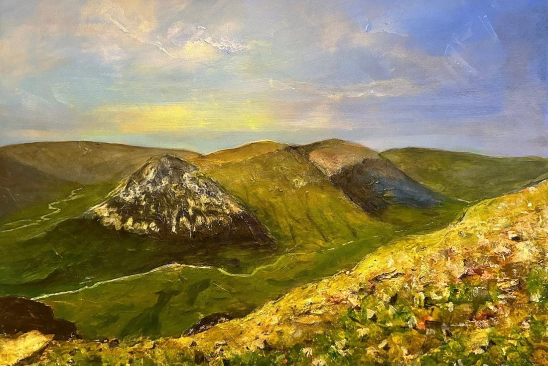 The Devil’s Point From Cairn a Mhaim Painting Fine Art Prints