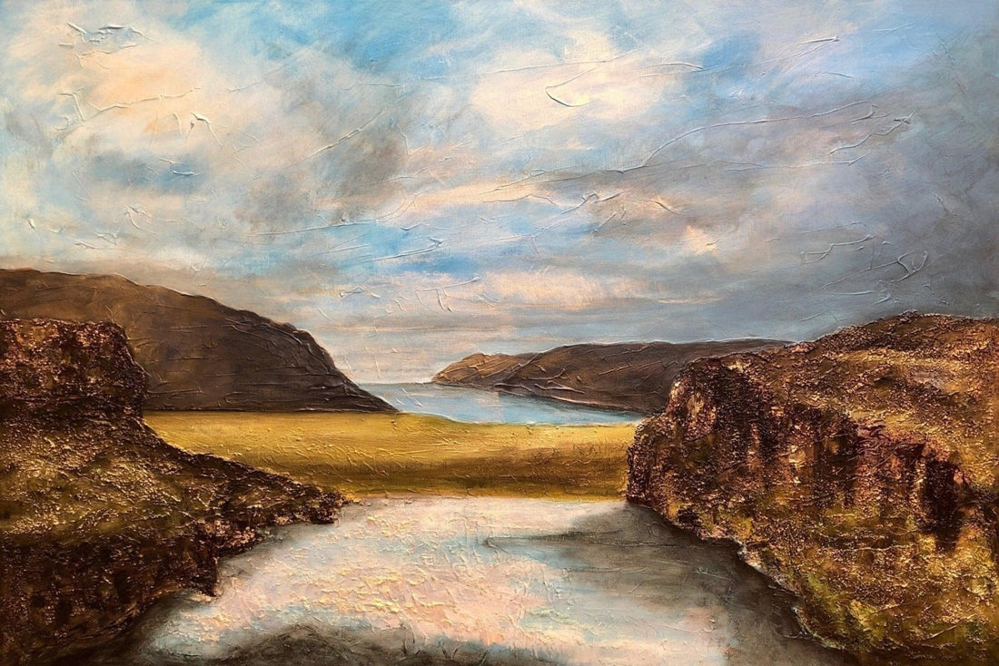 Westfjords Iceland Painting Fine Art Prints | An Artwork from Scotland by Scottish Artist Hunter
